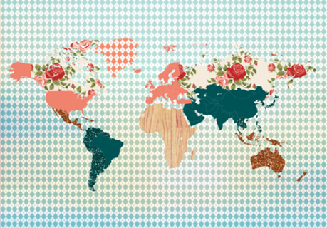 Mapa Vintage