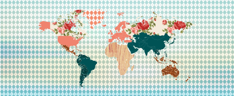 Mapa Vintage