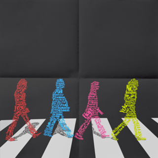 Beatles - Abbey Road - Tipografia