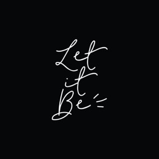 Let it be lettering
