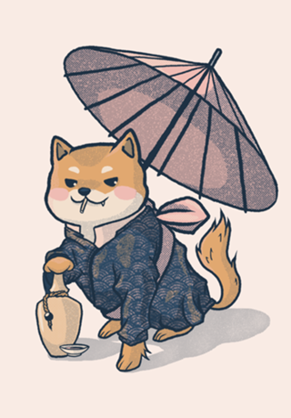 Shiba Inu Kimono
