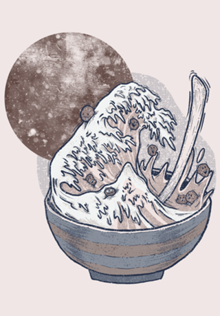 Kanagawa - A grande onda de cereal