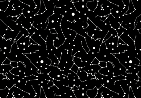 Zodiac Constellations B&W