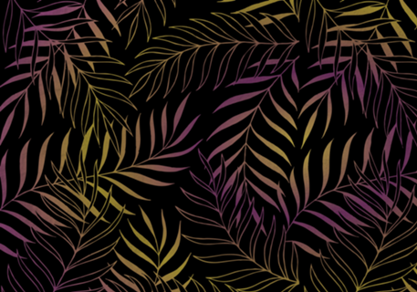 Folhagem Violeta/Dourado