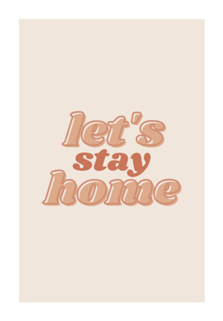 Peach let's stay home