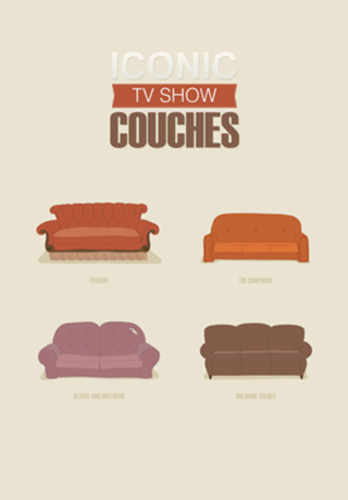 Iconic TV Show Couches