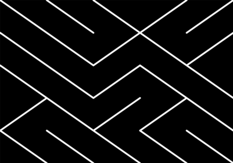 Padrão Geométrico Maze (branco e preto)