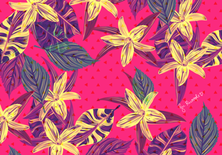 Folhagem Rosa