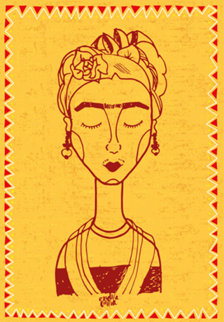 Illustration Frida Kahlo