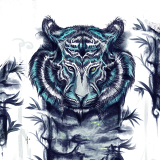 Blue tiger
