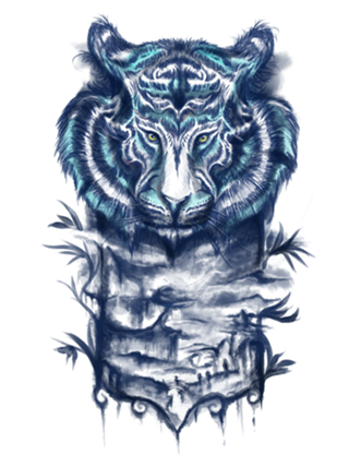 Blue tiger