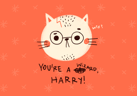 You're a wizard, harry 