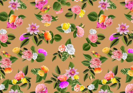Frida Floral (Orange)