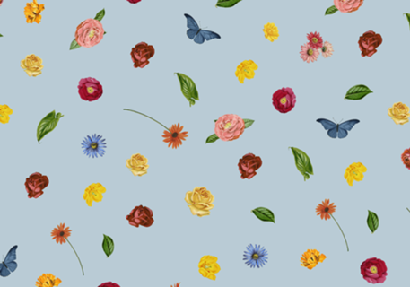 Botanical Blue Bouquet
