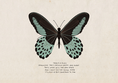 Borboleta there's a place