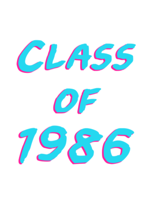 Class Of 1986: Font