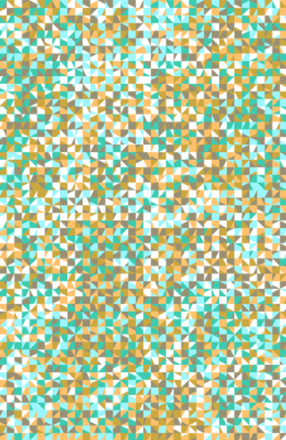 Grid in brown and green