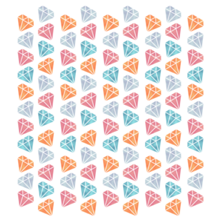 Diamonds Glass - I 