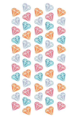 Diamonds Glass - I 