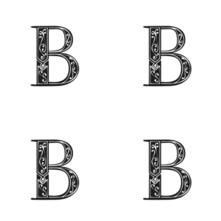 Monograma B | Letra B