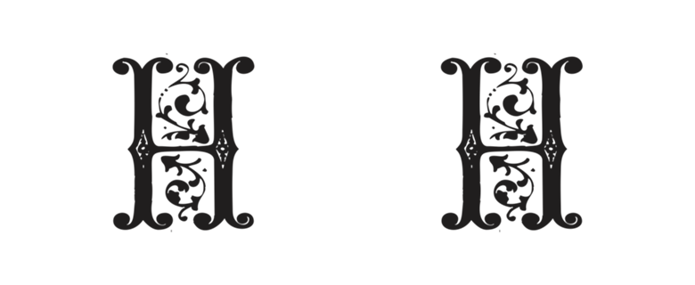 Monograma H | Letra H