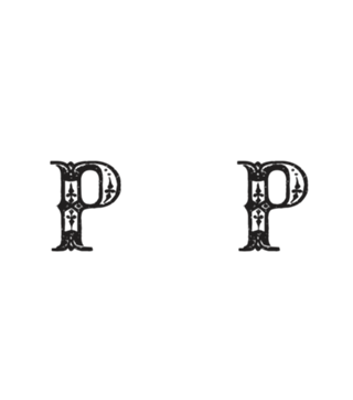 Monograma P | Letra P