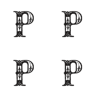 Monograma P | Letra P