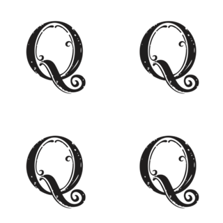 Monograma Q | Letra Q