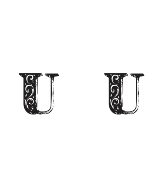 Monograma U | Letra U
