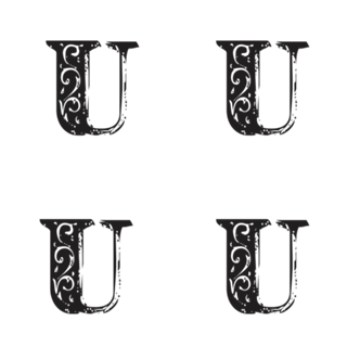 Monograma U | Letra U
