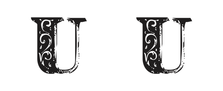 Monograma U | Letra U