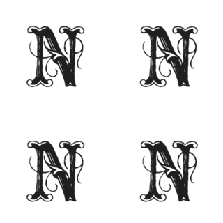 Monograma N | Letra N