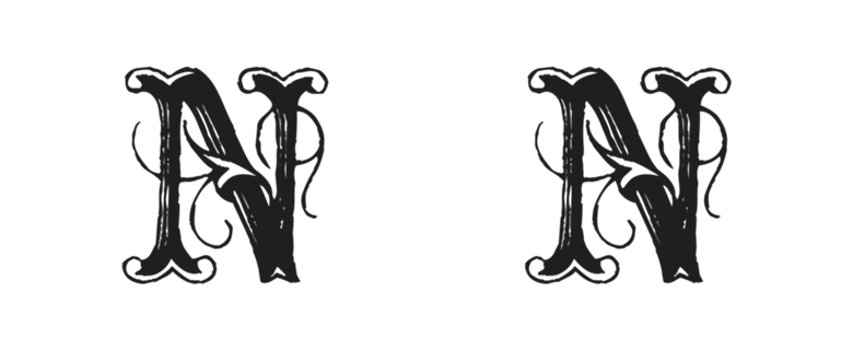 Monograma N | Letra N