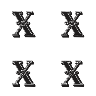 Monograma X | Letra X