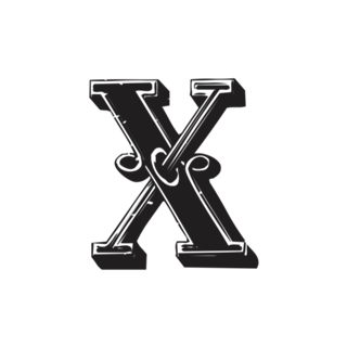 Monograma X | Letra X