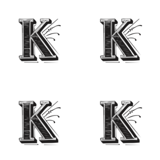 Monograma K | Letra K