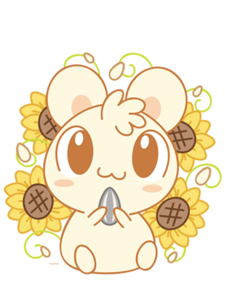 Hamster e Girassóis