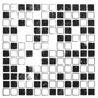Black & White Square Grid