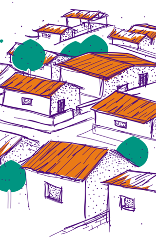 Casas do bairro