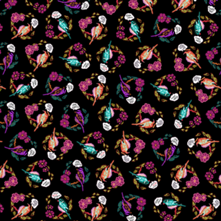 Gangster Bird  - fundo preto 
