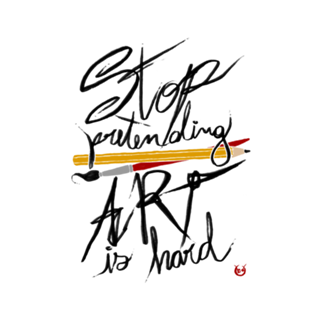 Stop pretending art is hard
