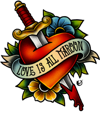 Love is all maroon