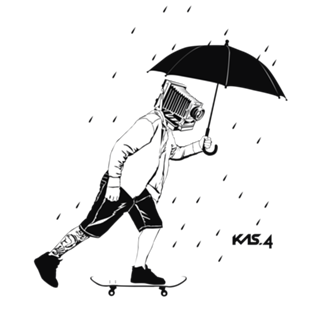 Skate na chuva
