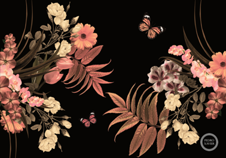 Autumn Flowers_Black