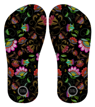 Floral Jacobean_Black