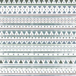 BLUE WINTER NATIVE BANDANA
