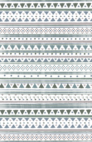 BLUE WINTER NATIVE BANDANA