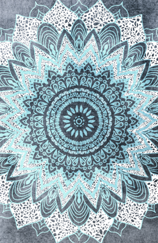 BOHOCHIC MANDALA IN BLUE