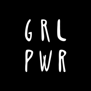 Grl pwr - preto