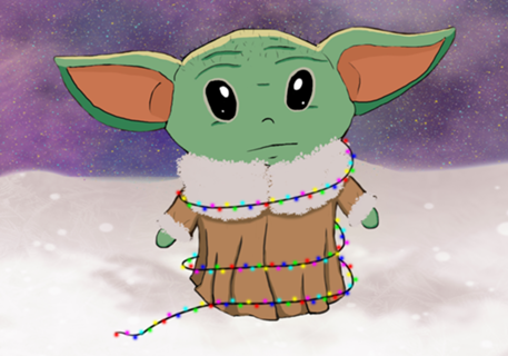 Xmas baby Yoda